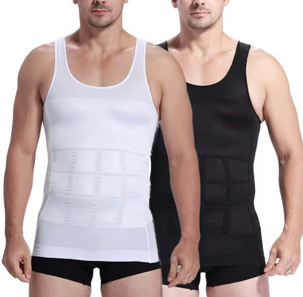 Débardeur Gainant Homme | Effet Sculptant & Amincissant 🧍🏾